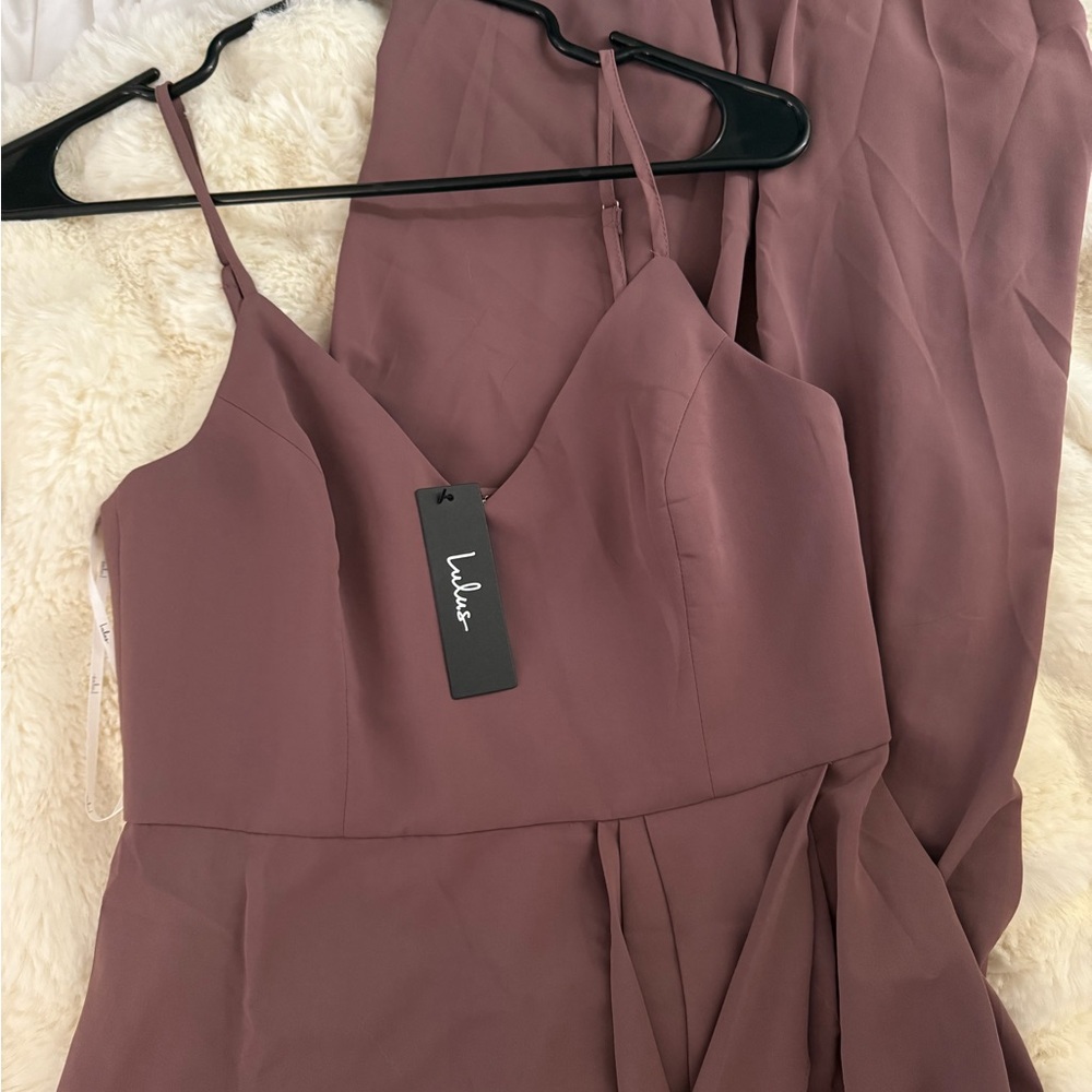 Lulu's Mauve Purple Midi dress